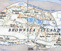 Brownsea Island, 1952 chart