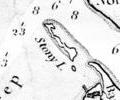 Stony Island, 1785 chart