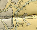 Brixe Island and Giggers Island, 1947 chart