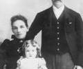 Grandfather Reuben White, wife and daughter