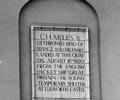 Plaque to Charles X of France