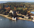 Brownsea Castle and jetty