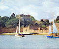 Sailing in front of Brownsea Castle