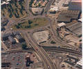 Aerial view of Poole flyover