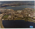 Poole from Park Lake aerial view
