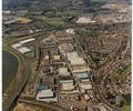 Fleets Industrial Estate aerial view