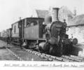 Steam locomotive at Hamworthy coal depot