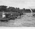 Boating in Poole Park, 1930