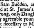 Marriage notice 1756