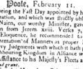 Rev. Nairn sermon Feb. 1756