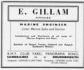 Advert for E.Gilam
