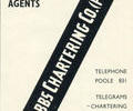 Advert for Fred Hobbs Chartering.