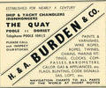 Advert for H. & A. Burden & co.