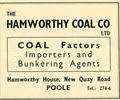 Advert for Hamworthy Coal Co Ltd.