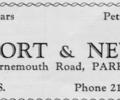 Advert for Wort & New.