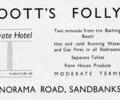 Advert for Foott's Folly.