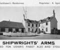 Advert for Shipwrights Arms.