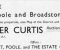 Advert for E.Harker Curtis.