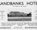 Advert for Sandbanks Hotel.