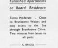 Advert for Ecclesfield Apartments.