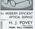 Advert for H.J. Povey.