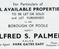 Advert for Alfred S. Palmer.