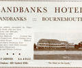 Advert for Sandbanks Hotel.