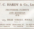 Advert for F.C Hardy & Co., Ltd