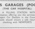 Advert for Newports Garages, Ltd.