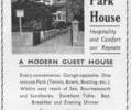 Advert for East Park House.