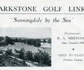 Advert for Parkstone Golf Links.