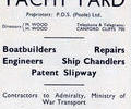Advert for Salterns yachtyard.