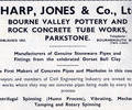 Advert for Sharp Jones & Co
