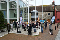 2022 Poole Museum Team at the front